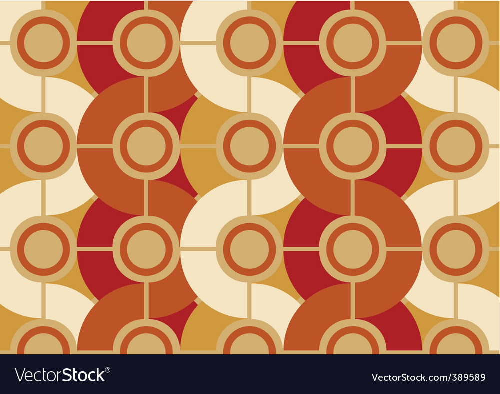 Retro Circle Pattern Background
