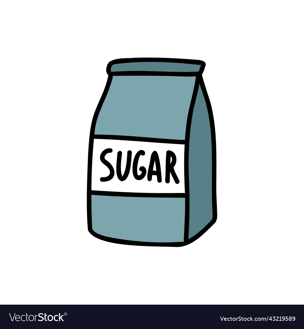 Sugar Doodle Icon Color Line Royalty Free Vector Image 3818