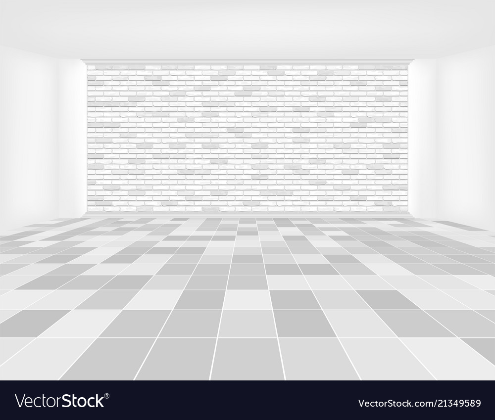 Tile floor brick wall