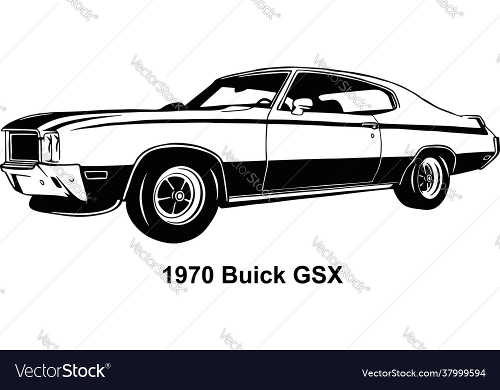 1970s Muscle Car - Classic American