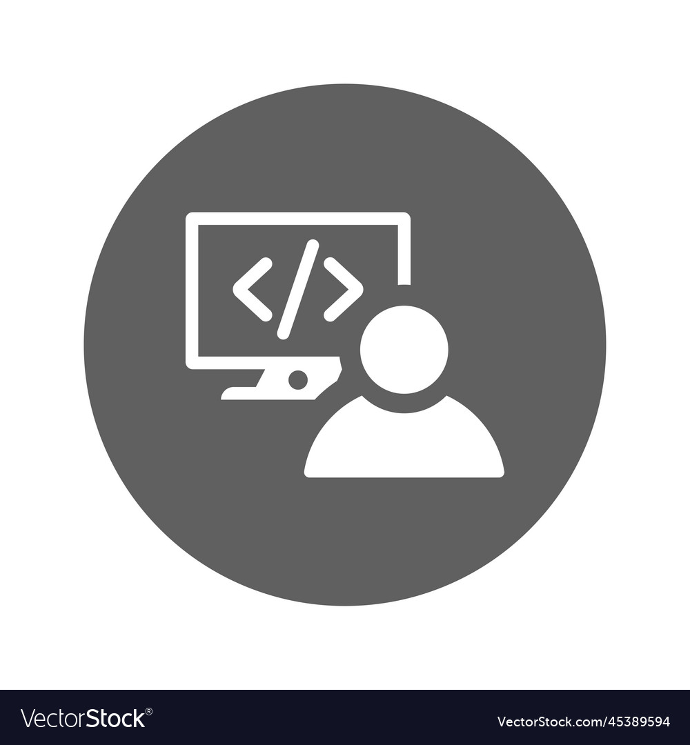 Code Programmierer-Symbol