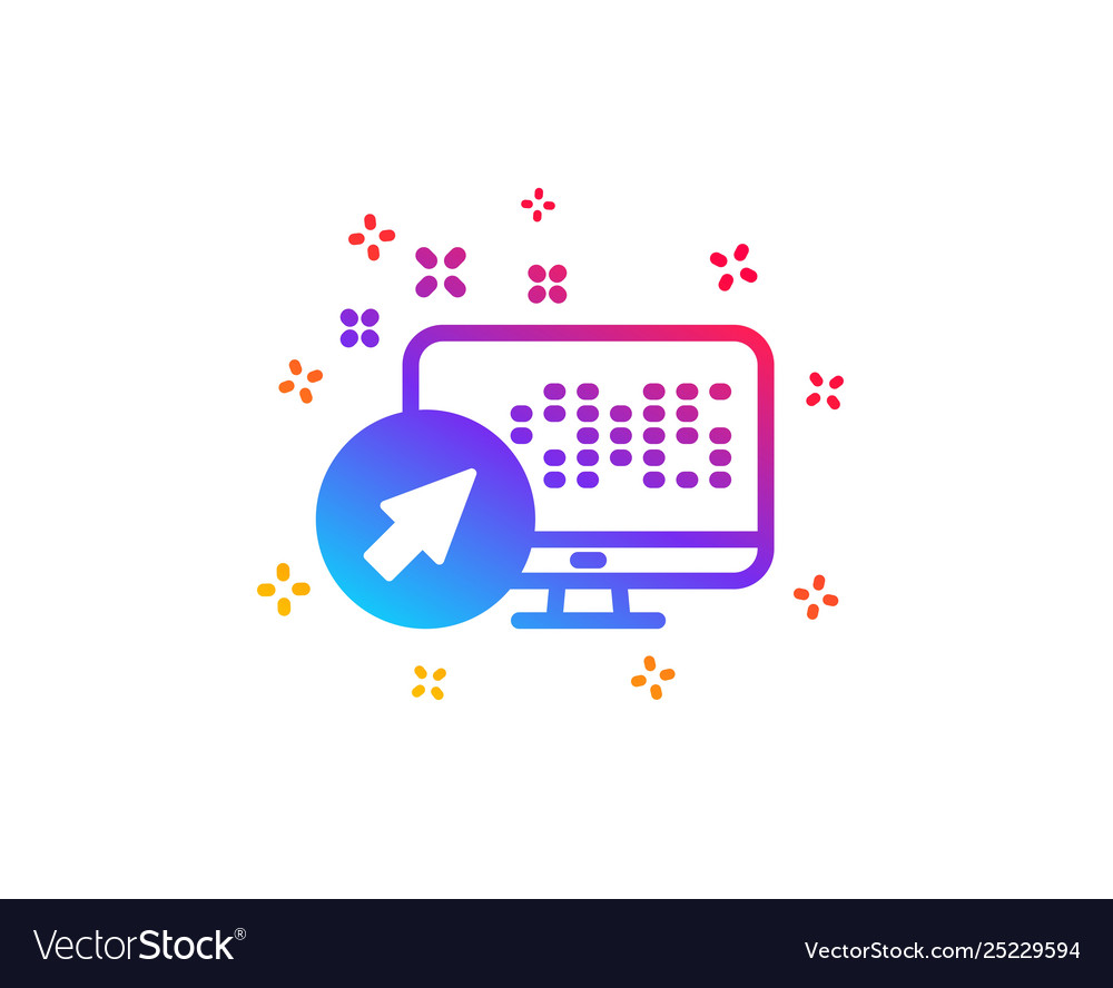 Computer icon web system sign monitor symbol