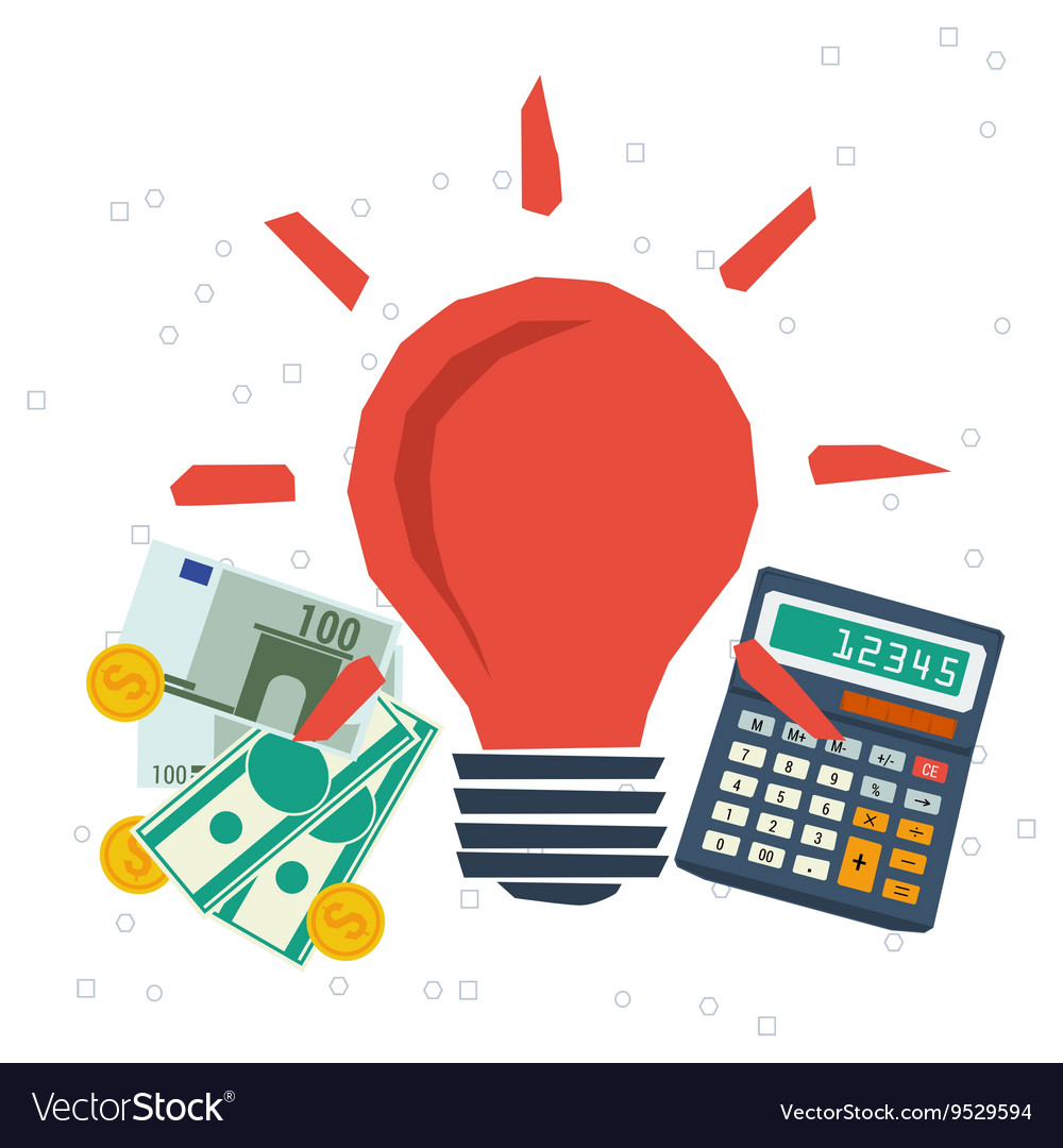 Concept monetization business idea planning Vector Image