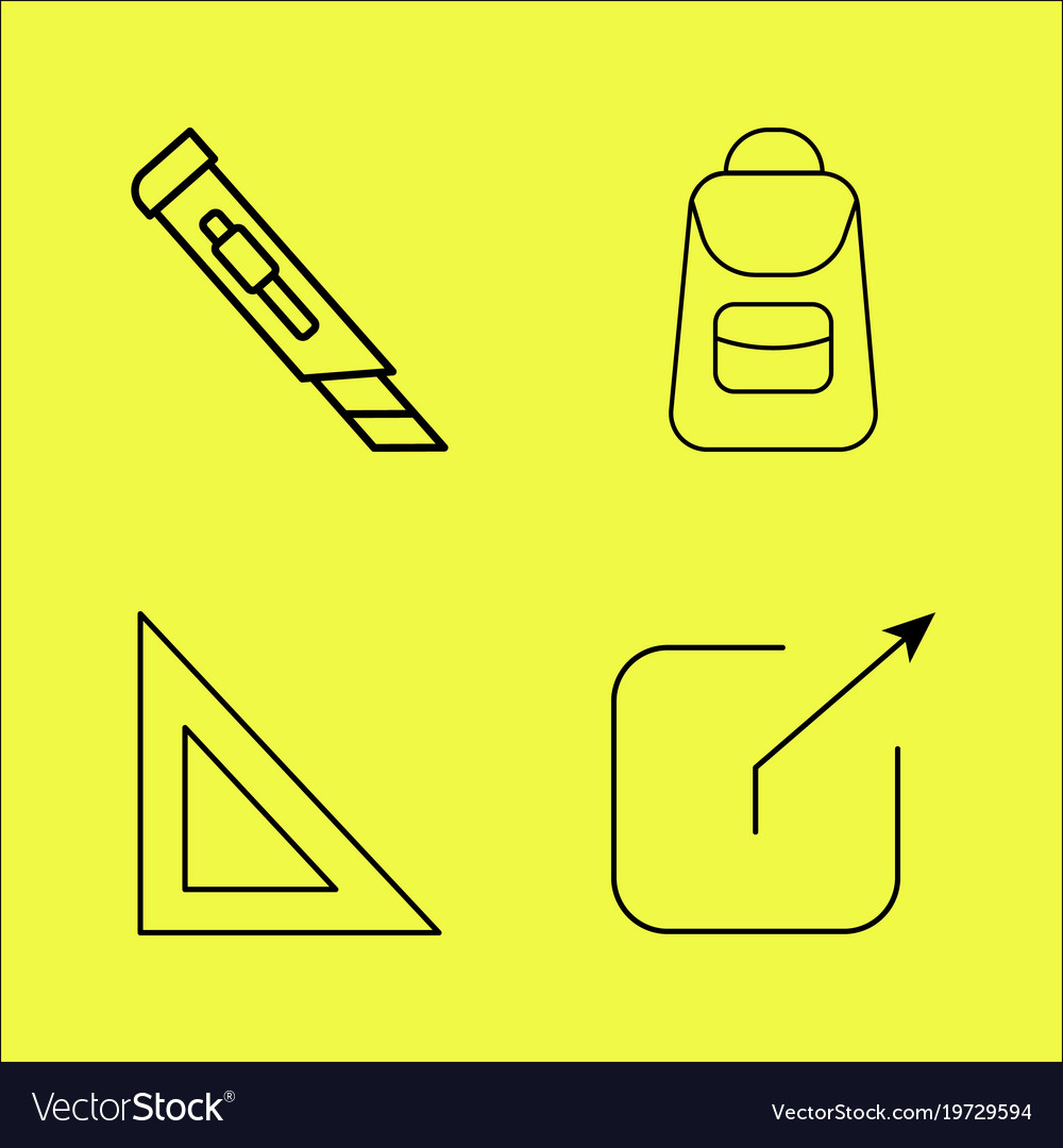 Essential linear icon set