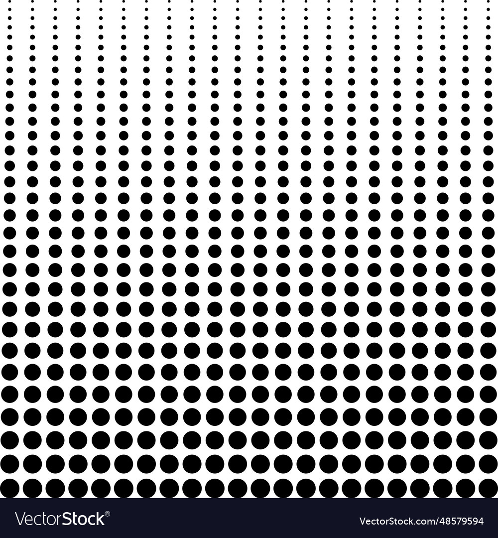 Halftone Hintergrund abnehmend schwarze Punkte