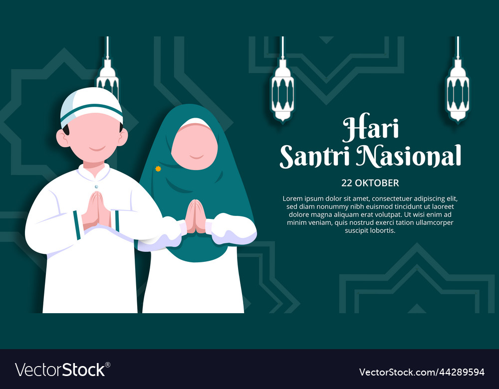 Hari santri nasional or indonesian national
