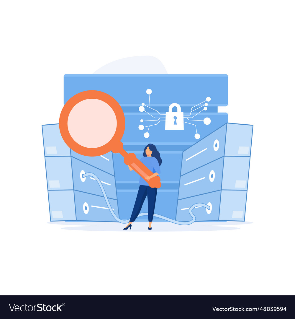 Ig data analytics platform management vector image Ig data analytics platform management