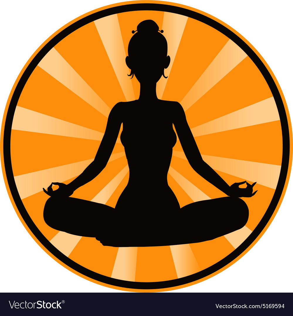 Meditating Royalty Free Vector Image - VectorStock