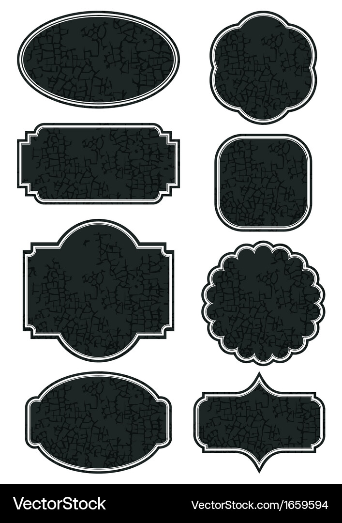 Retro frames Royalty Free Vector Image - VectorStock