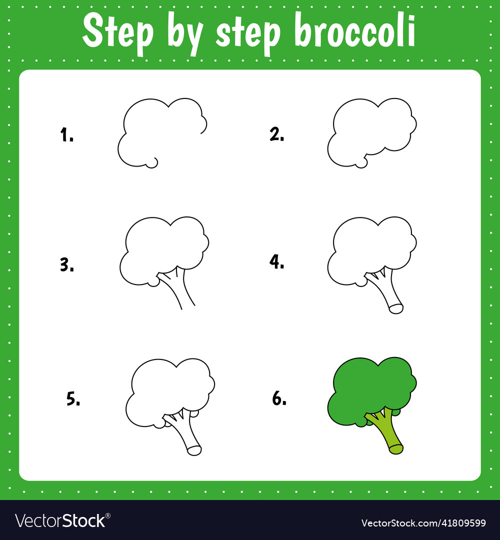 Zeichnung Tutorial für broccoli