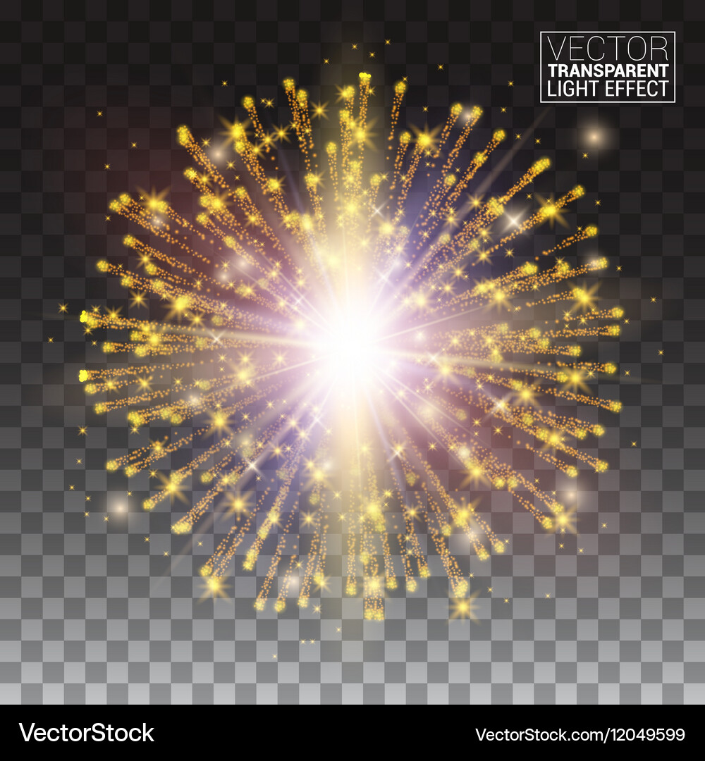 Festive Gold glitter particles effect Shiny shape Vector Image