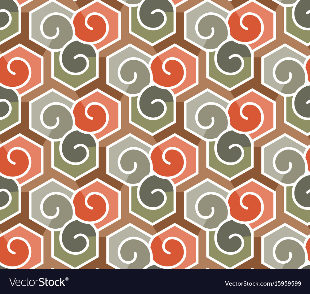 Geometric abstract seamless pattern linear motif
