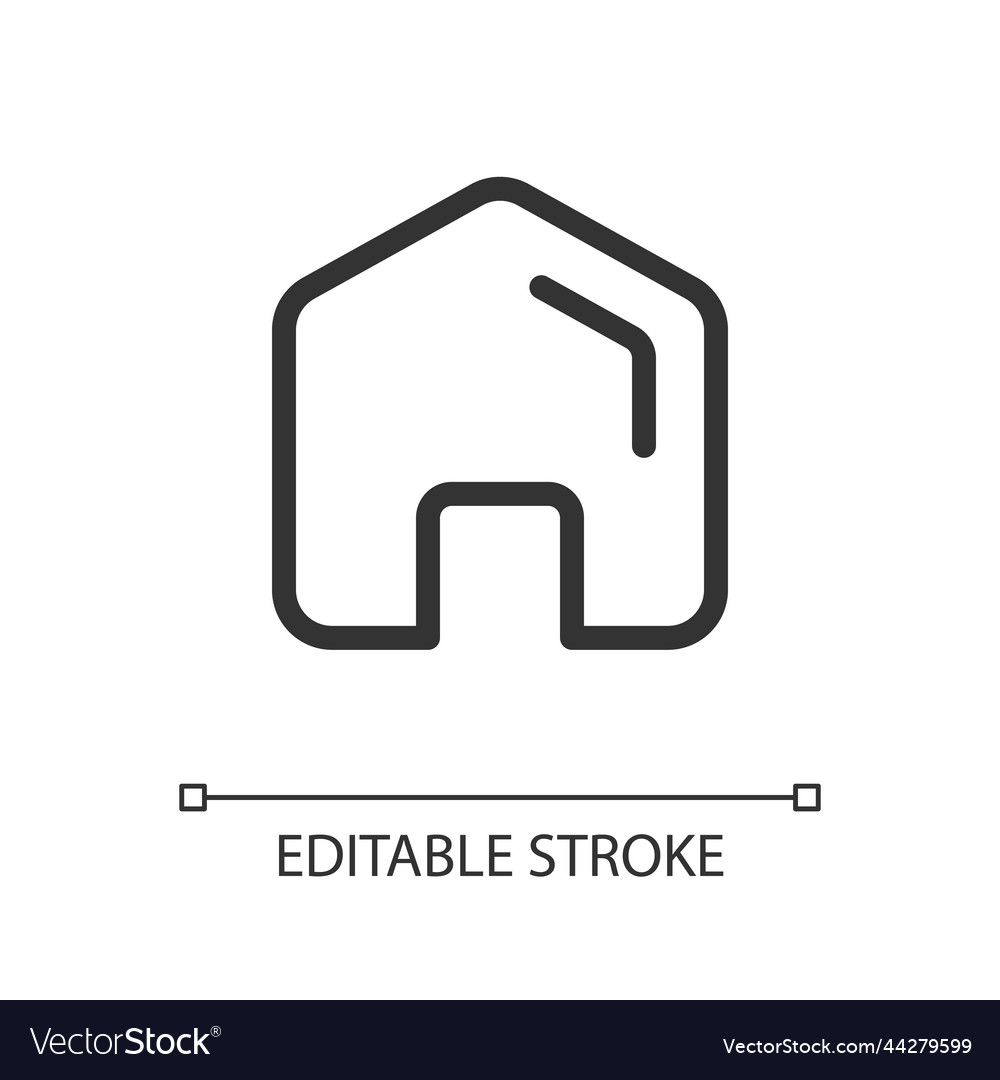 Home Pixel UI Icon - Linear Style