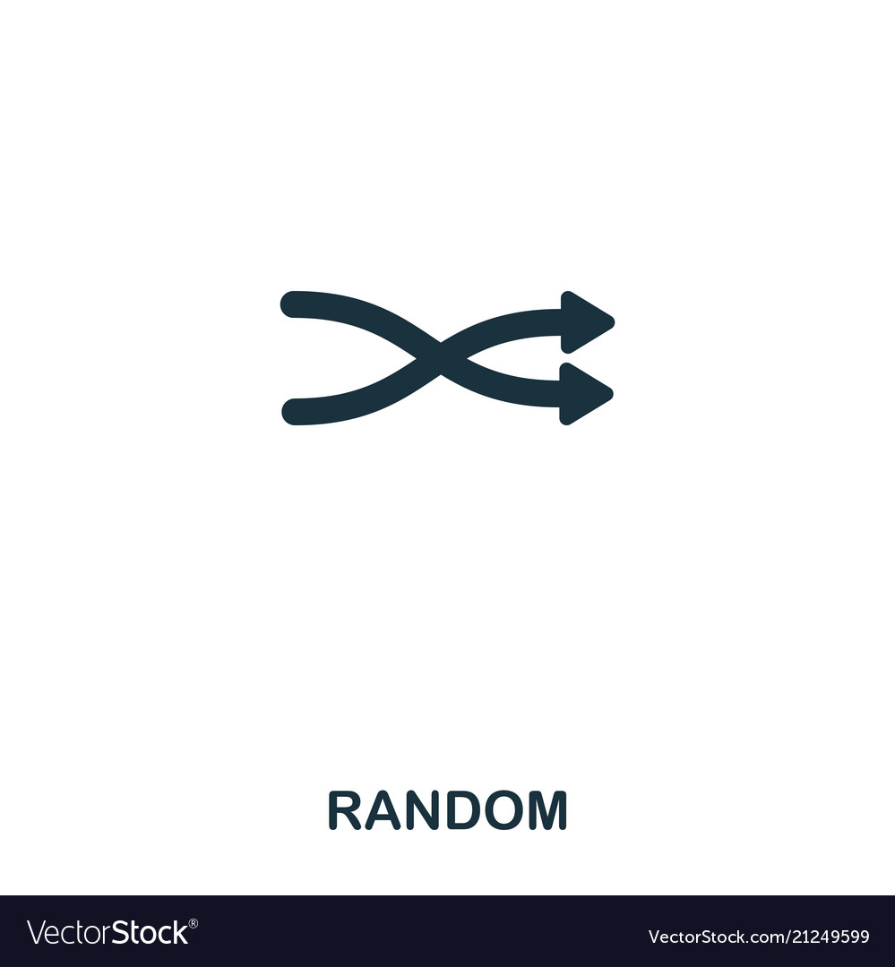 Random icon line style design ui