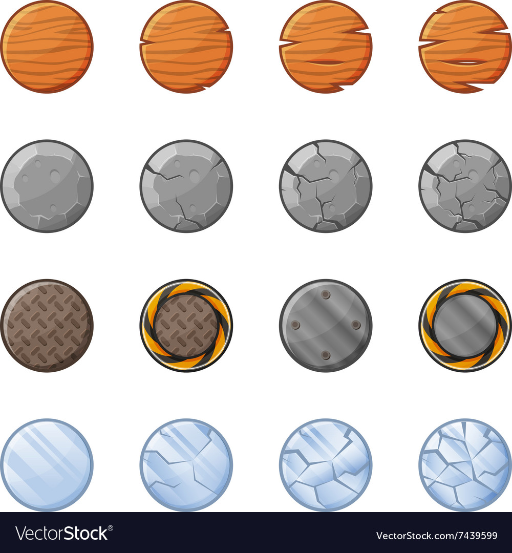 Round blocks for physics game 1