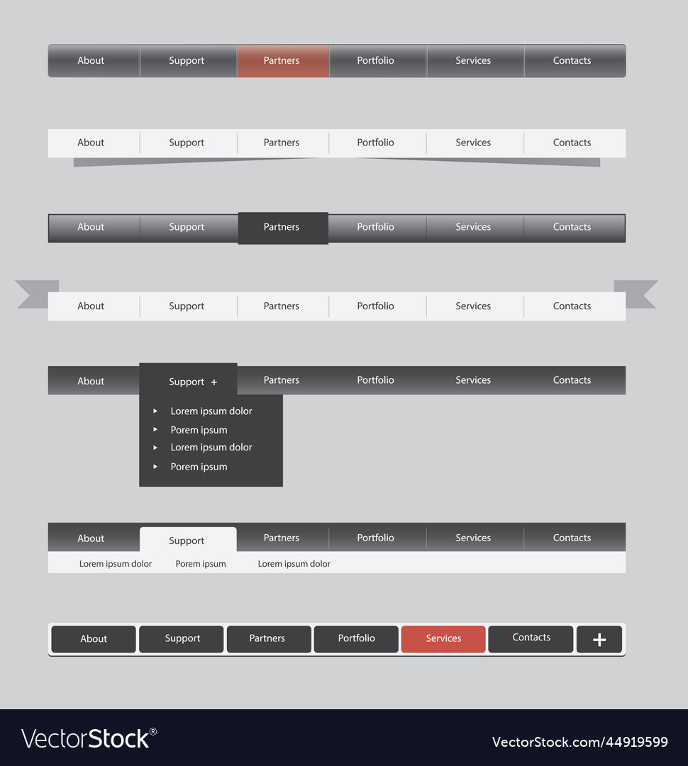 Website Navigation Menu