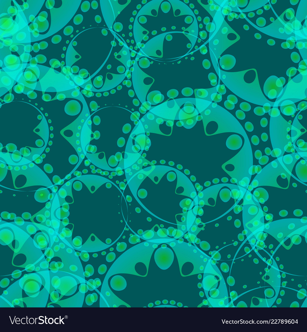 Abstract azure seamless pattern of gears Vector Image Abstract azure seamless pattern of gears
