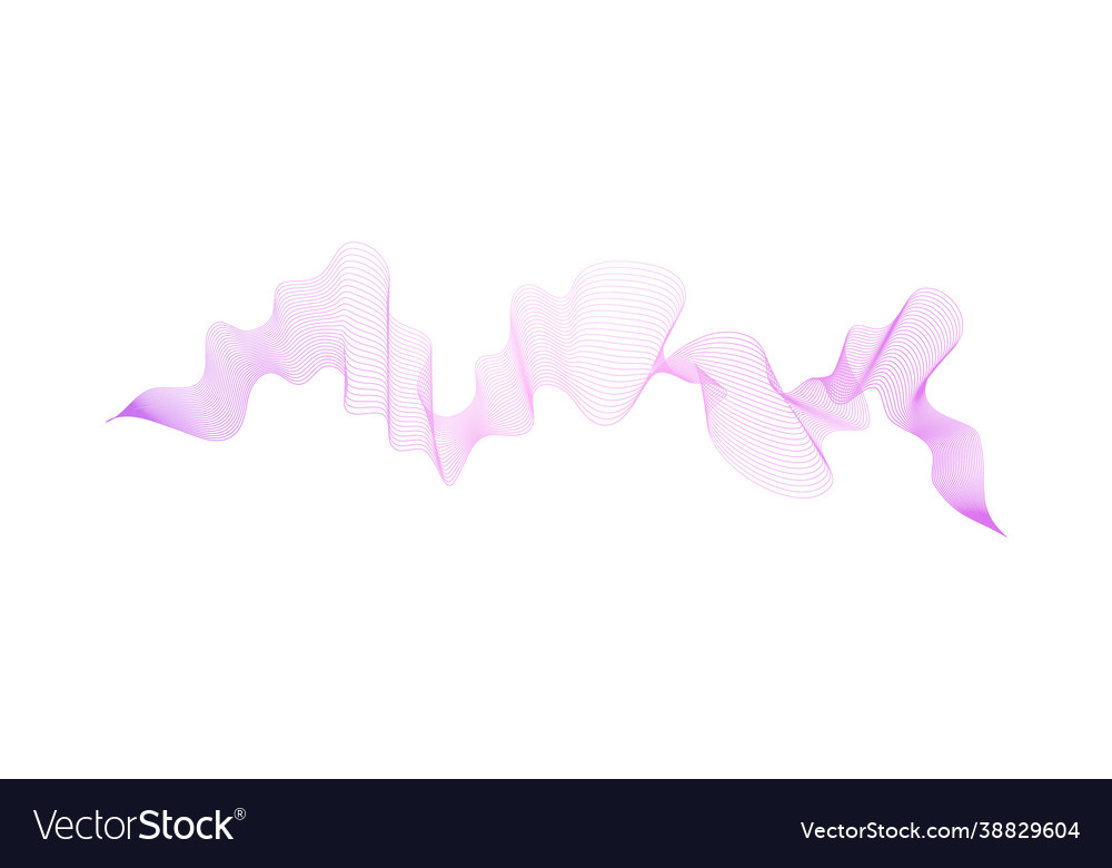 Abstract backdrop with wave gradient lines vector image Abstract backdrop with wave gradient lines