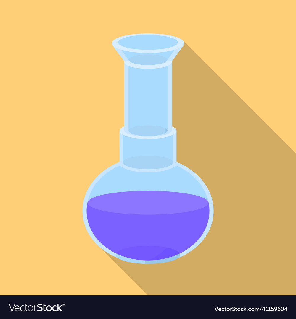 Design of flask and lab symbol graphic