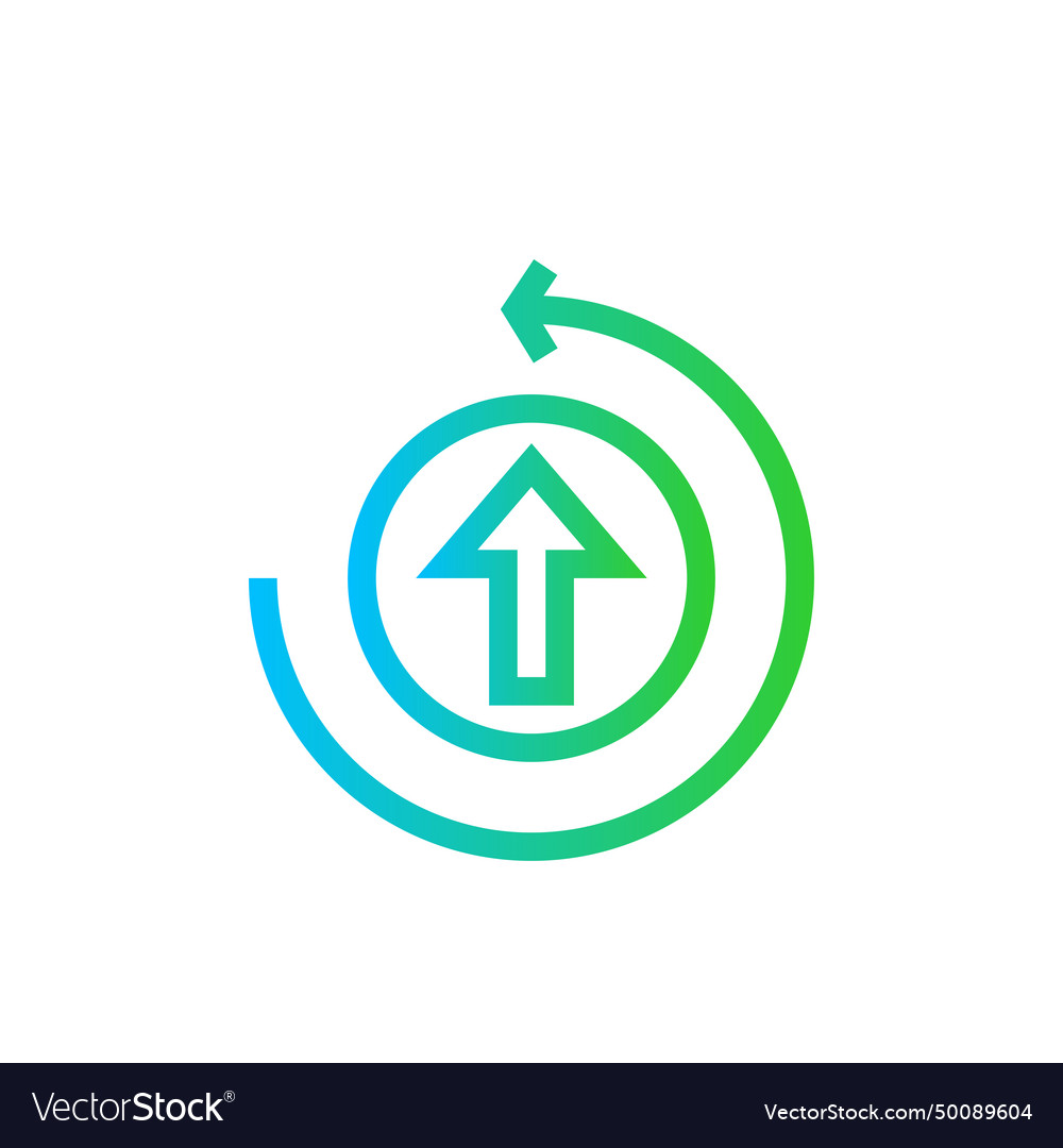 Efficient project development icon with blue vector image Efficient project development icon with blue