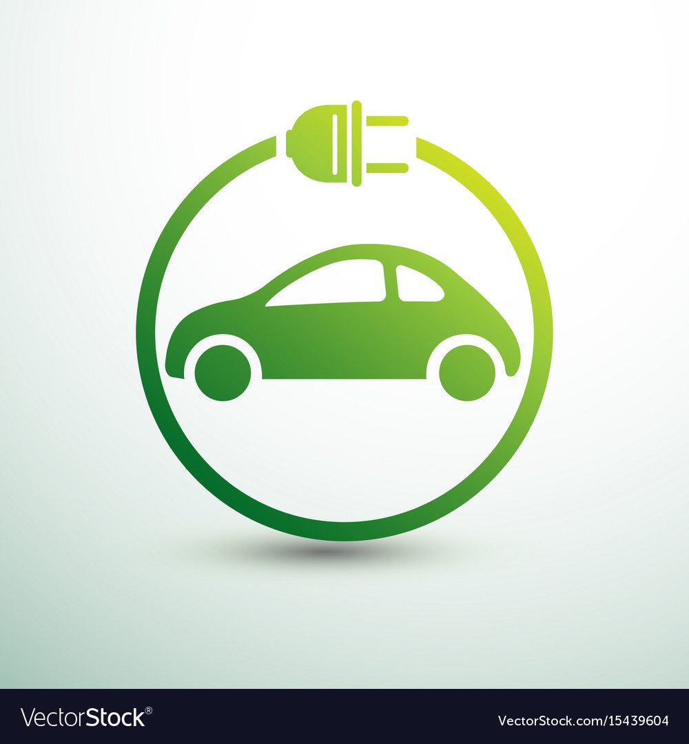 Electric car Royalty Free Vector Image - VectorStock