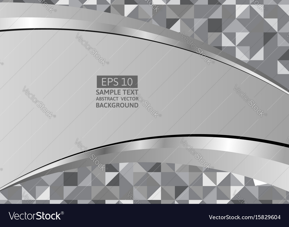 Gray triangle and wave background with copy space