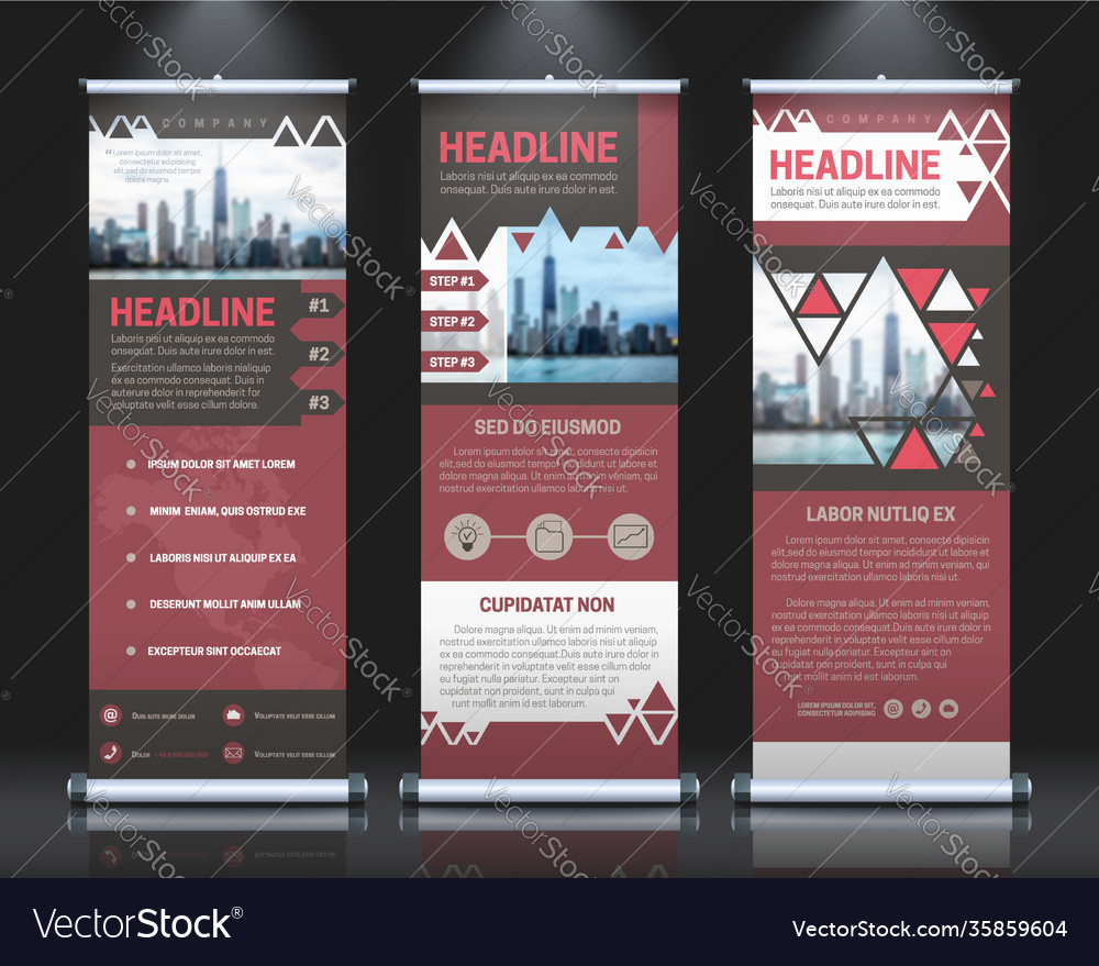 Rollup banners template