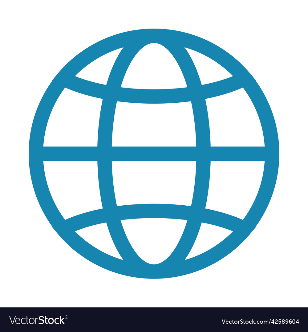 Sphere browser tech Royalty Free Vector Image - VectorStock