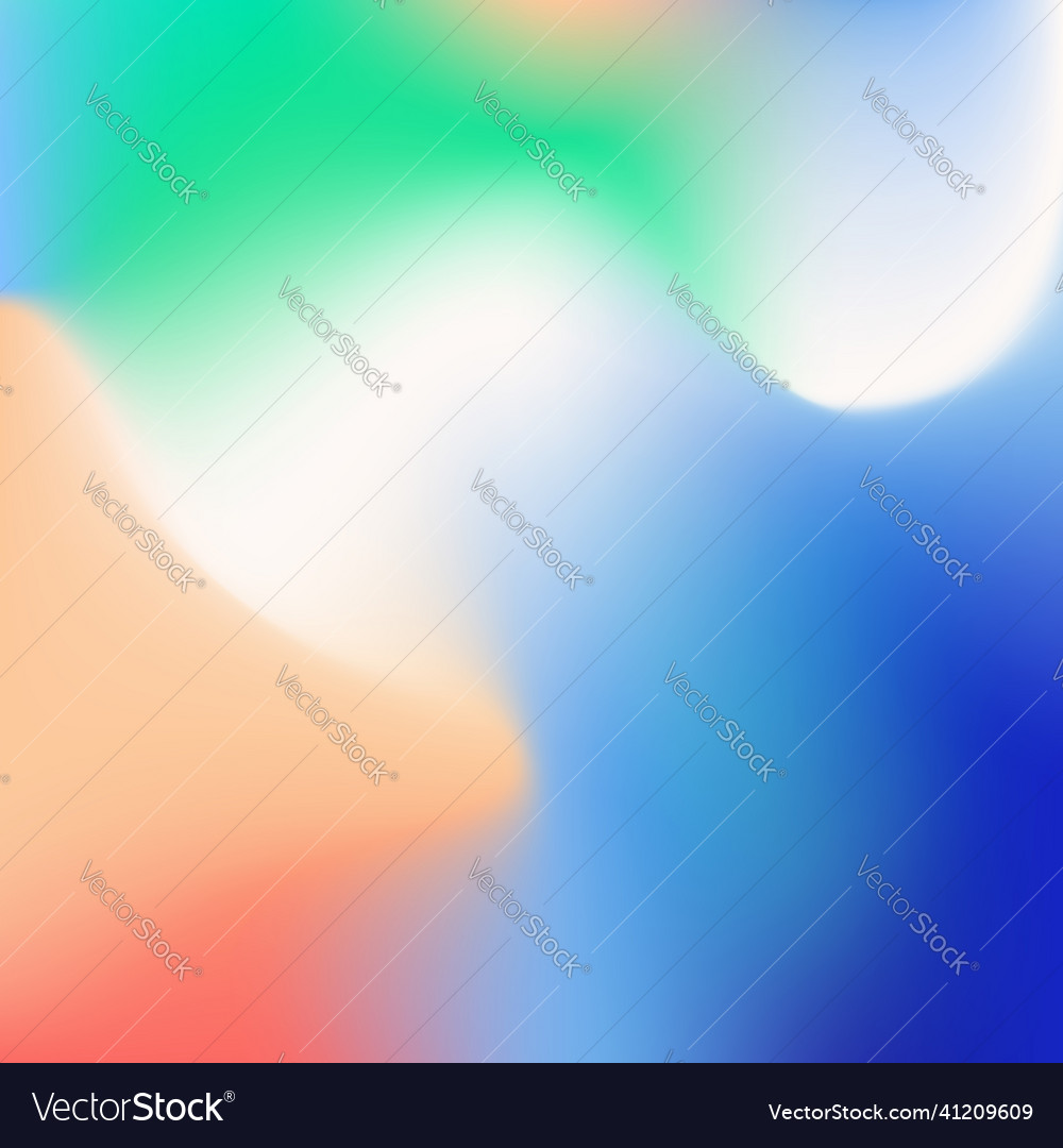 Blurred gradient with colorful waves for mobile vector image Blurred gradient with colorful waves for mobile