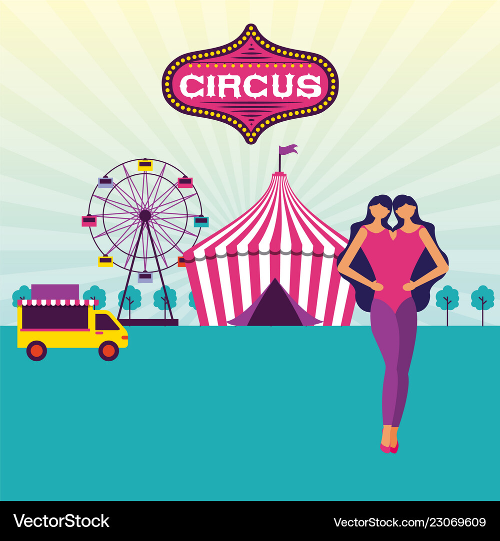 Circus fun fair Royalty Free Vector Image - VectorStock