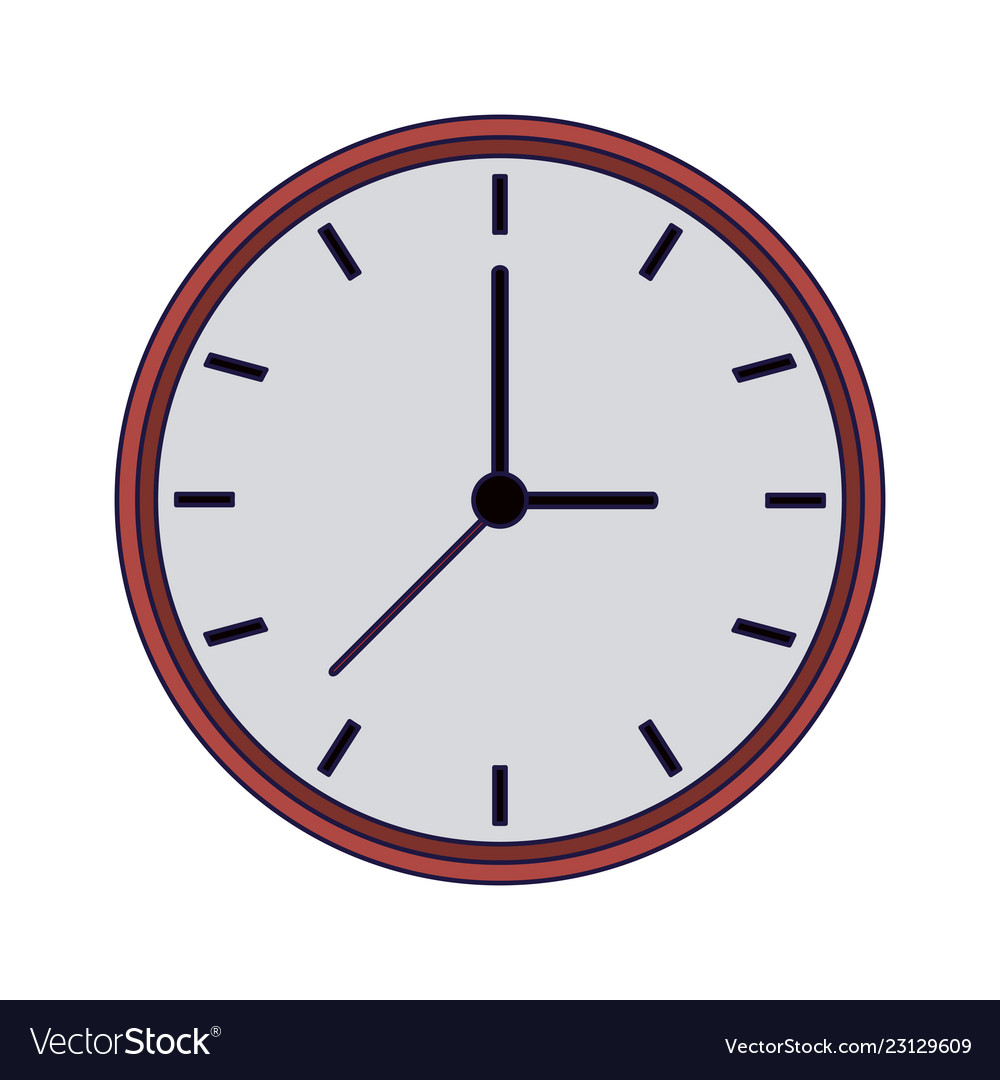 Clock round frame