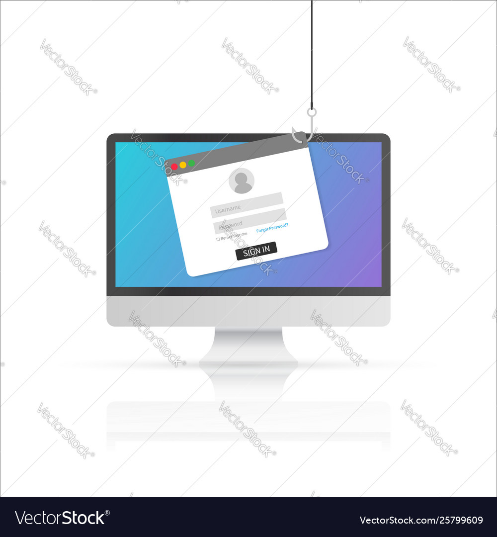 Computer internet security concept