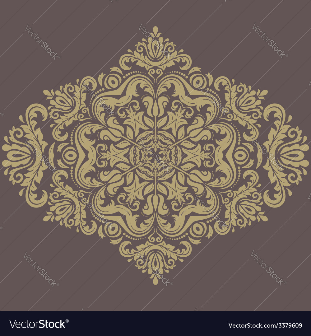 Damask pattern orient background