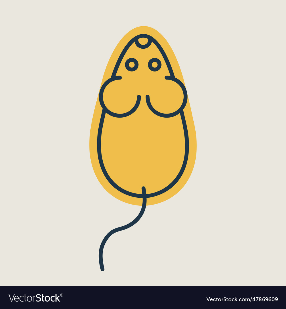 Mouse isolated icon pet animal sign