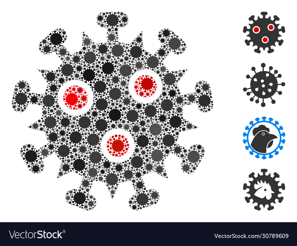 Sars virus mosaic coronavirus elements