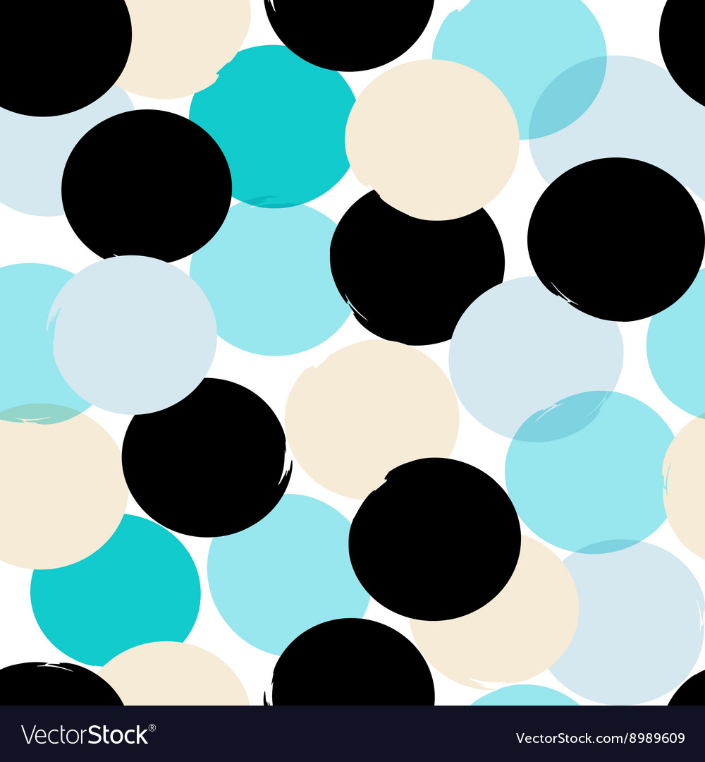 Seamless universal pattern polka dots circles