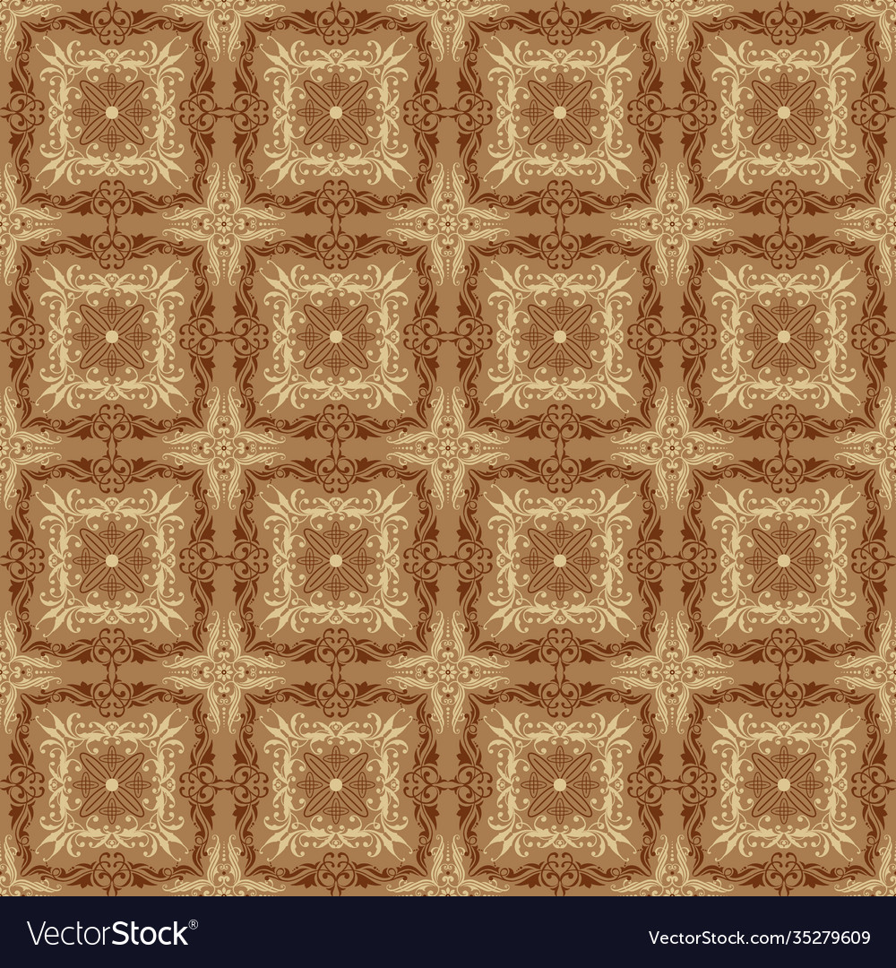 Simple art work design on typical java batik vector image Simple art work design on typical java batik