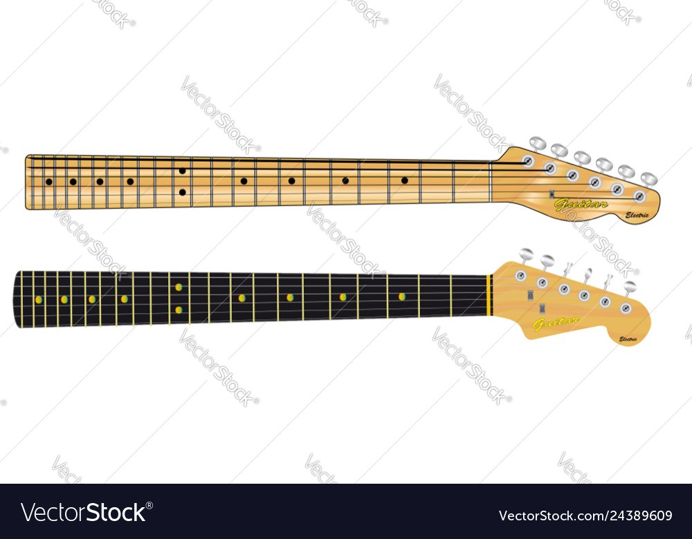 Single coil guitar necks