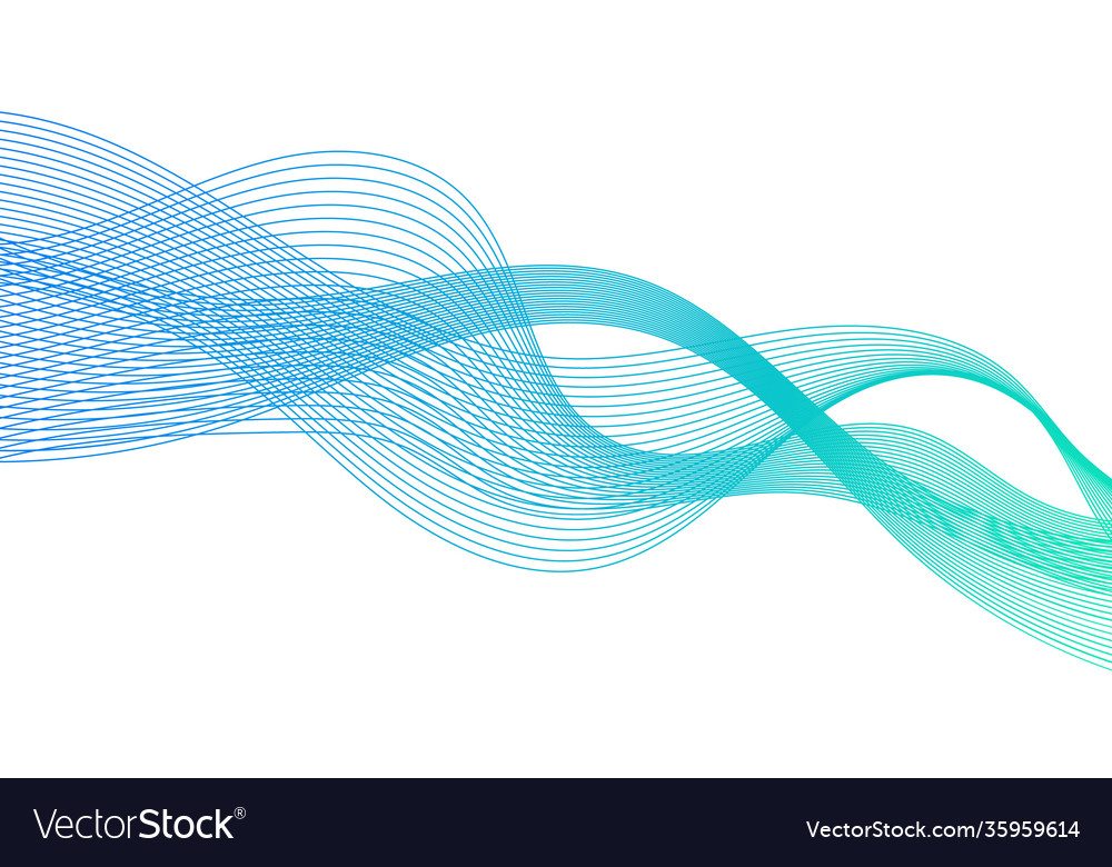 Abstract Wave Gradient Background