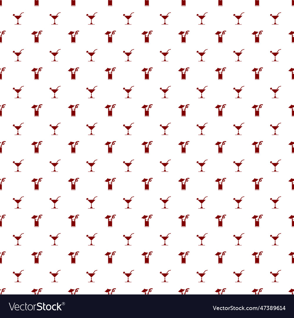 Cocktail seamless pattern background Vector Image Cocktail seamless pattern background