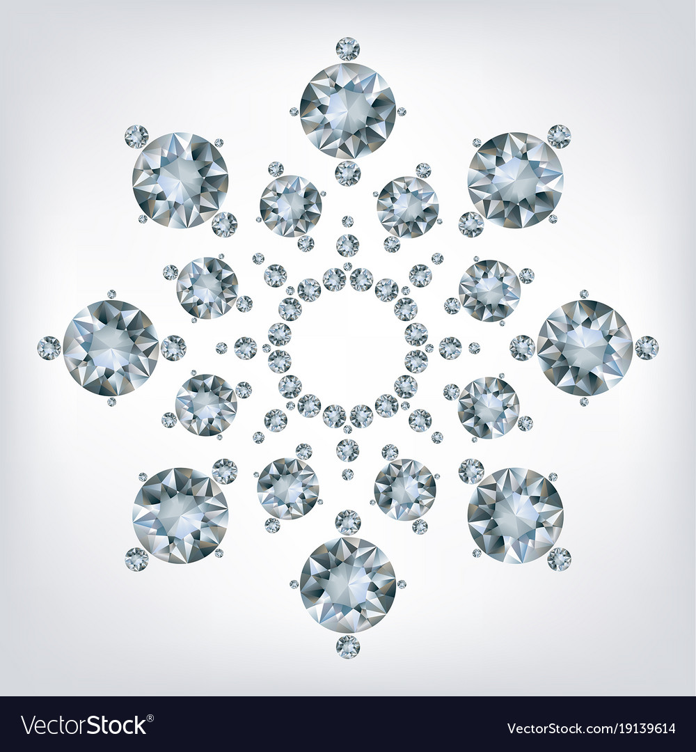 Diamond Snowflake Pattern