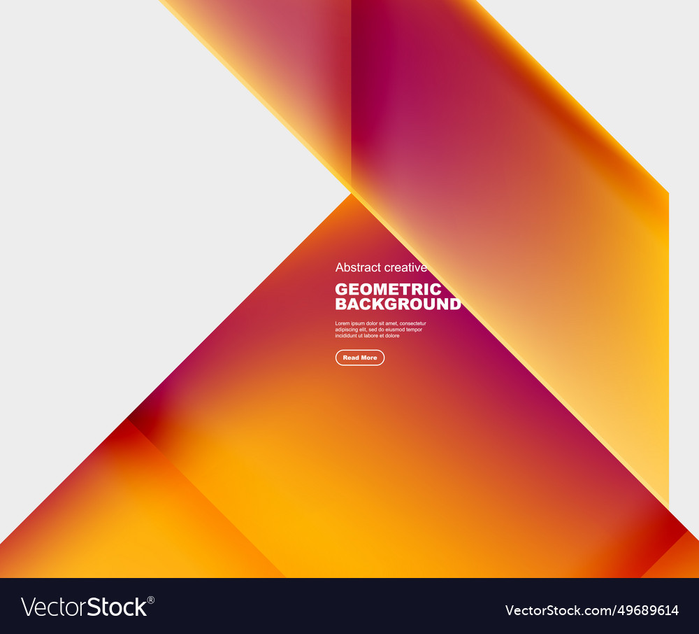 Gradient triangles abstract background