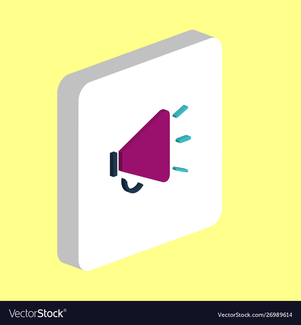 Loudspeaker computer symbol