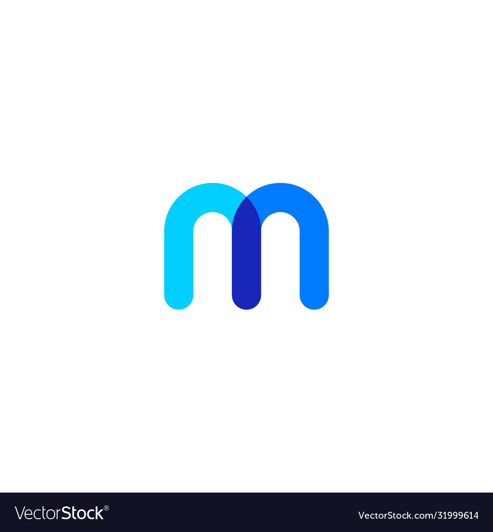 M letter logo icon