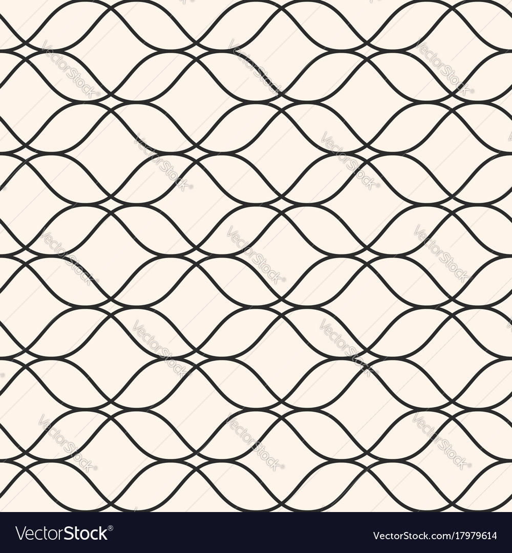 Seamless pattern thin wavy lines subtle mesh