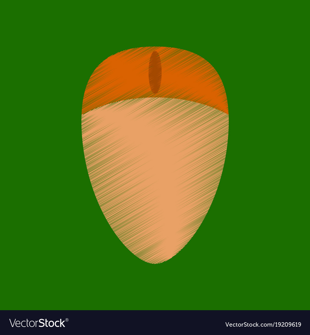 Flat shading style icon computer mouse