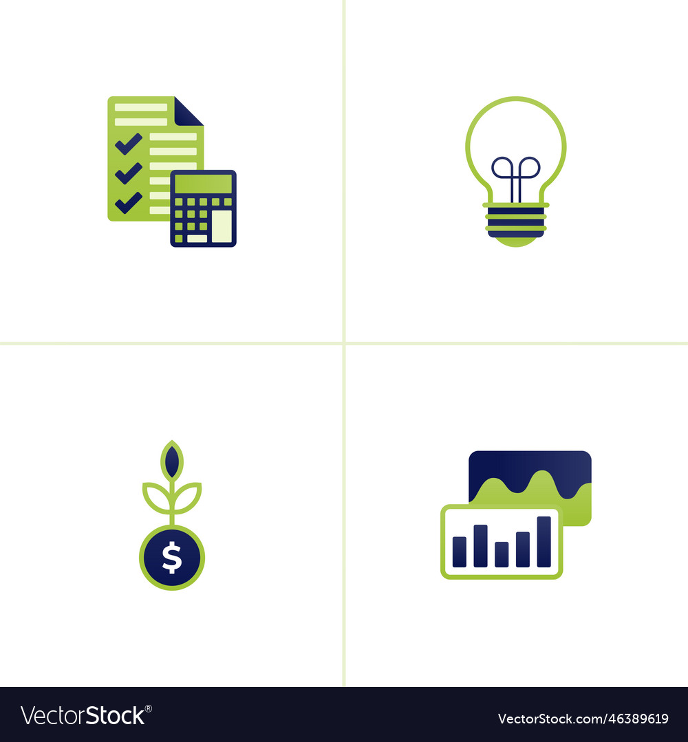 Icon of document checklists and calculators ideas