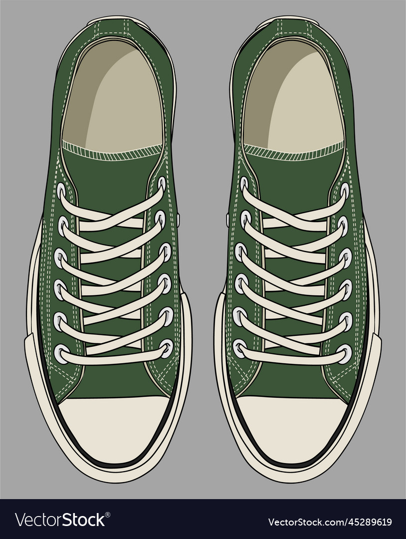 Most famous sneaker shoes Royalty Free Vector Image