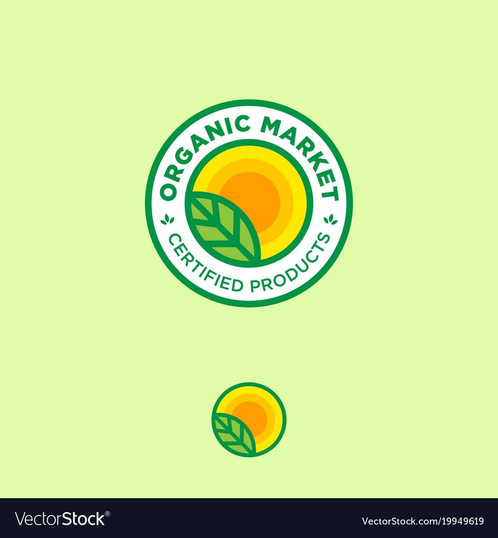 Organisches Sonnenblatt Logo