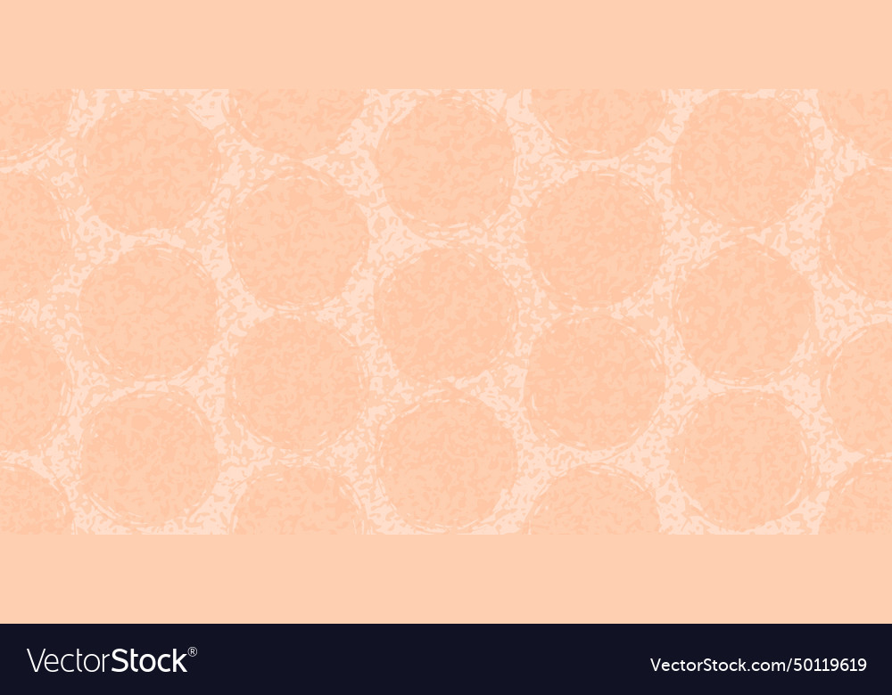 Peach fuzz circle spot pattern seamless Vector Image Peach fuzz circle spot pattern seamless